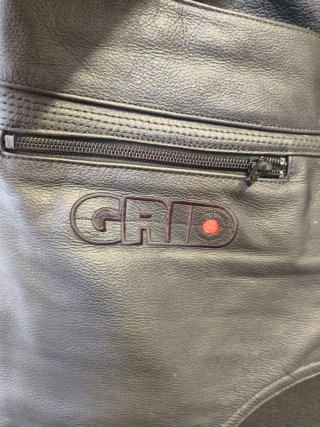 Pantalones Moto Cuero GRID Negros