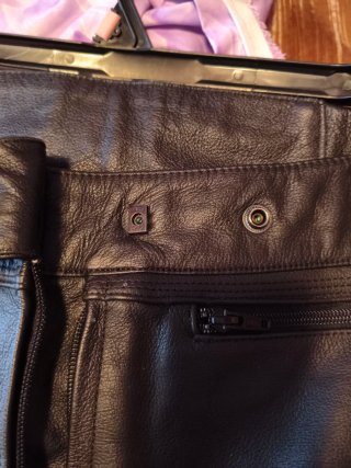 Pantalones Moto Cuero GRID Negros