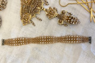 Aderezo Fallera Adulto Perlas y Oro