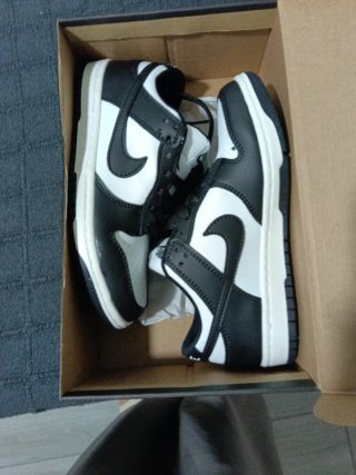 Nike Dunk Low Black White Talla 42