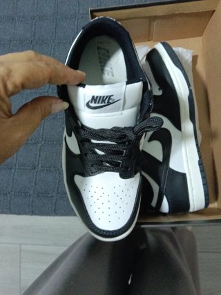 Nike Dunk Low Black White Talla 42