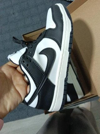 Nike Dunk Low Black White Talla 42