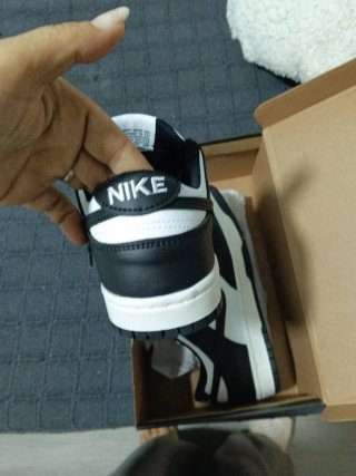 Nike Dunk Low Black White Talla 42