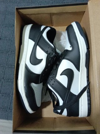 Nike Dunk Low Black White Talla 42
