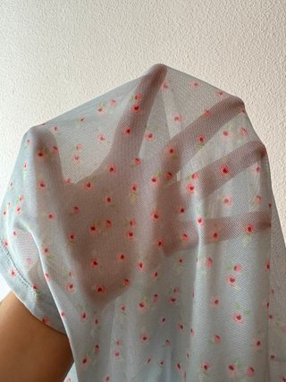 Camiseta crop top de manga corta de mujer
