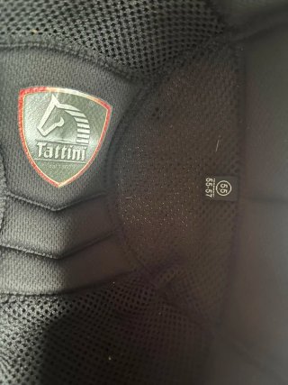 Casco Azul Tattini Equitación Brillante