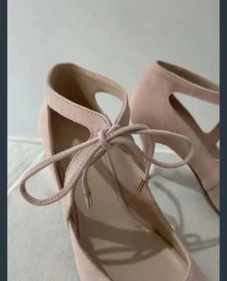 Zapatos de vestir tacón beige/rosa