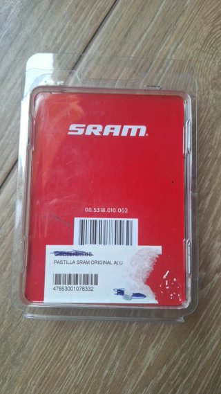 Pastillas Freno SRAM Orgánicas con Placa