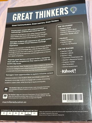 "GREAT THINKERS C1 Workbook + Student's App"