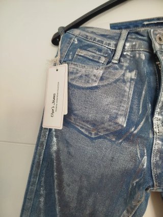 Vaqueros brillantes talla 36