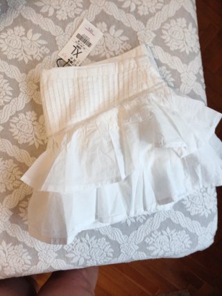 Falda Lefties Blanca Talla XL