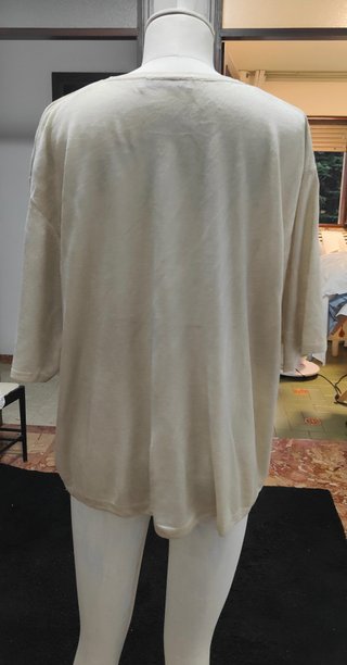 Maglia Zara Beige Oro Metallizzato Taglia Unica