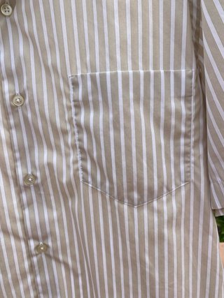 Camisa Hugo Boss Beige Rayas Talla L