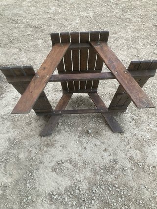 Banco infantil de madera