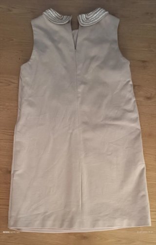 Vestido Massimo Dutti Beige Talla S
