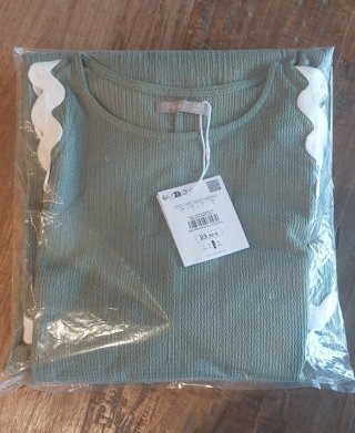 Vestido Sfera Bambula Verde Talla L