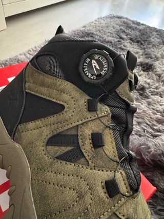 Botas de trabajo punta de hierro verde militar