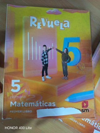 Libros matemáticas Revuela 5 EPO