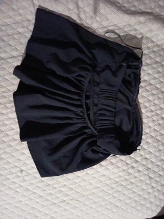 Top banda Bershka negro