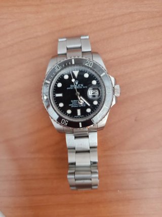 Reloj Rolex Submariner Negro/Plata