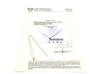 E1813219-0    Colgante Oro 18k Con Diamante