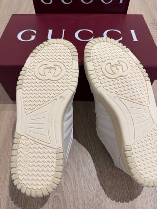 Zapatillas Gucci Mujer Blancas/Beige