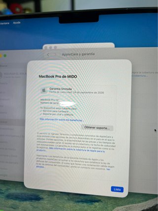 Macbook Pro 14” M4 16/512GB
