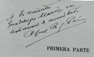 Libro cabeza de estopa, edición 1. 1941, con firma