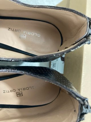 Botines Gloria Ortiz Piel Marrón Talla 36
