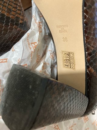 Botines Gloria Ortiz Piel Marrón Talla 36