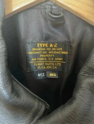 Cazadora piloto piel mujer Talla M