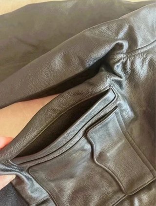 Cazadora piloto piel mujer Talla M