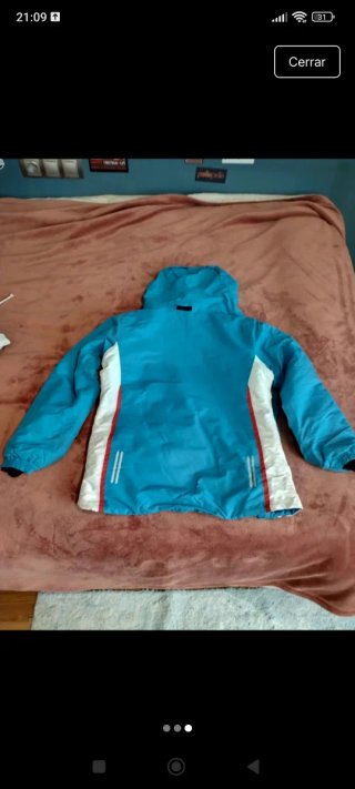 Chaqueta esquí azul niño/a
