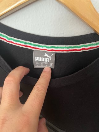 Camiseta Puma Ferrari Scuderia Negra Talla M