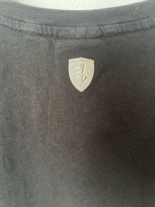 Camiseta Puma Ferrari Scuderia Negra Talla M