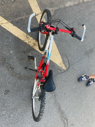 Bicicleta Orbea Orion 24 Roja y Blanca