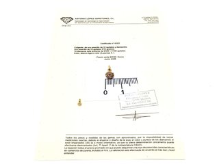 E1813217-0    Colgante Oro 18k Con Diamante