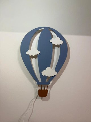 Lampada da parete mongolfiera