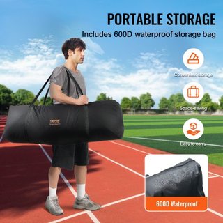 Pantalla L para Bateo, Pantalla de Seguridad de Béisbol y Softbol de 7x7 pies, Pantalla de Bateo Portátil con Bolsa de Transporte y Estacas para el Suelo, Red de Lanzamiento de Alta Resistencia pa...