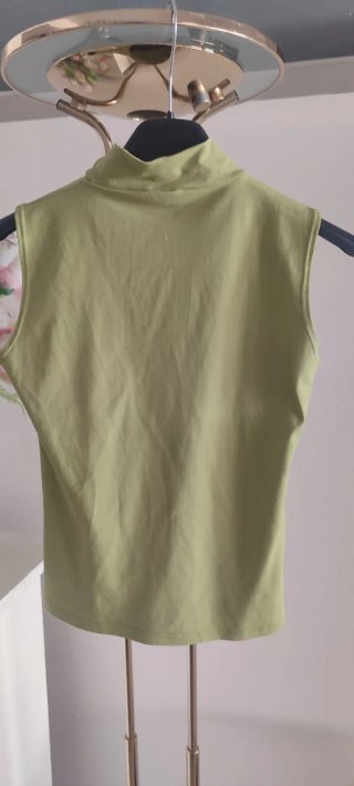 Top sin mangas South Beach verde S