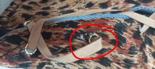 Cintura Corsetto in denim con lacci