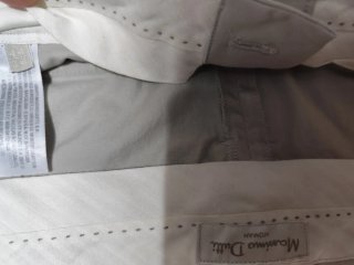 Pantalón pitillo beige talla 44/34