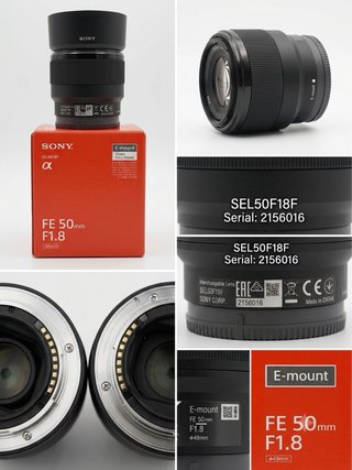 Sony FE 50mm f/1.8 SEL50F18F Como nuevo
