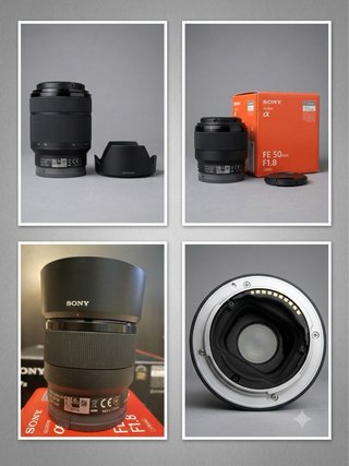 Sony FE 50mm f/1.8 SEL50F18F Como nuevo