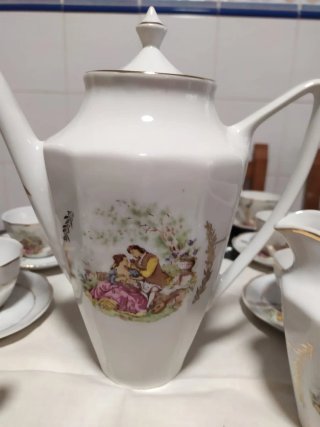 Juego de café vintage porcelana