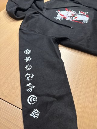 Sudadera Genshin Impact Kaedehara Kazuha Negra