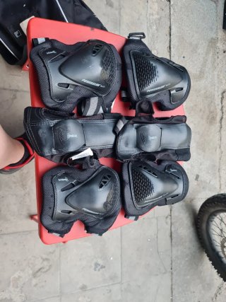 Protecciones Powerslide Basic Rodilleras y Coderas