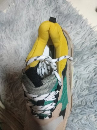 Zapatillas Balenciaga Beige/Verde/Amarillo Talla 4