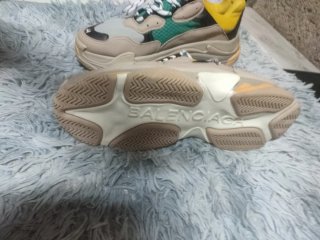 Zapatillas Balenciaga Beige/Verde/Amarillo Talla 4