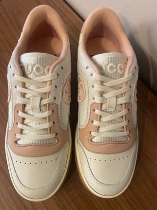 Deportivas Gucci Blancas y Rosas